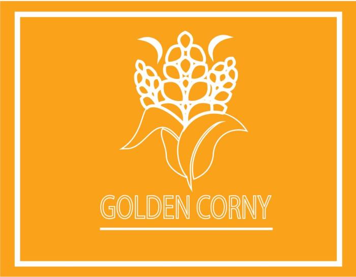 هوية بصرية Golden Corny - هويات بصرية | تصميم هويات بصرية احترافي